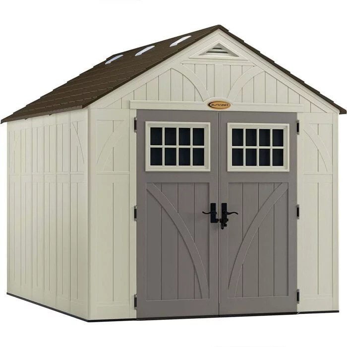 Suncast Tremont 8×10 BMS8100 Outdoor Resin Storage Shed