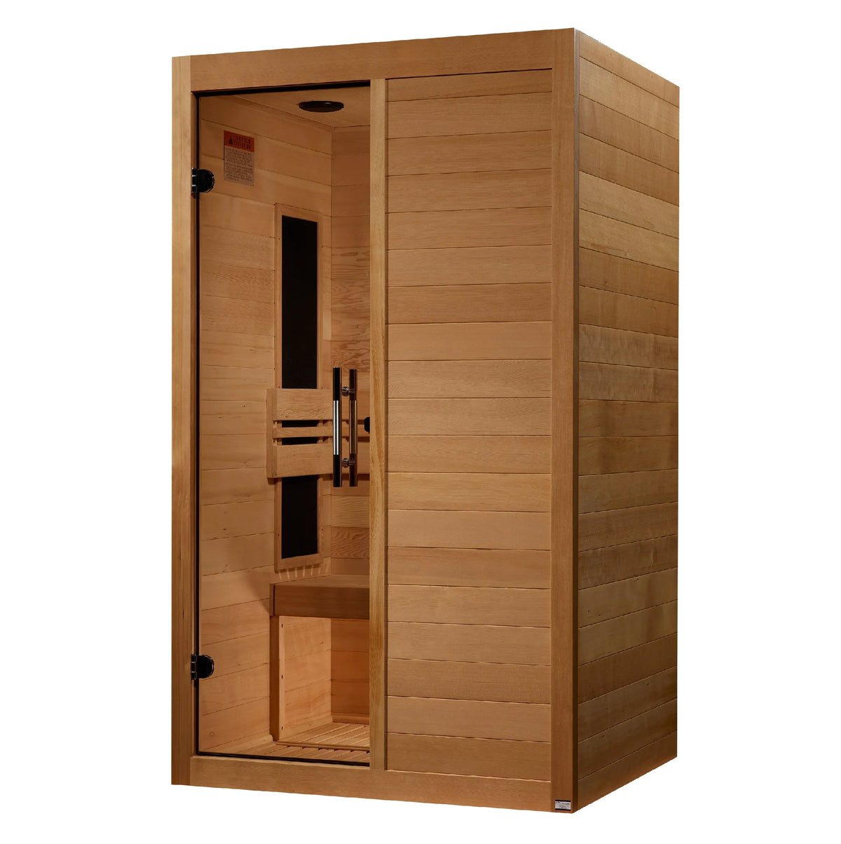 Maxxus 2-Person S-Line Low EMF FAR Infrared Sauna - Canadian Hemlock MX-S206-01