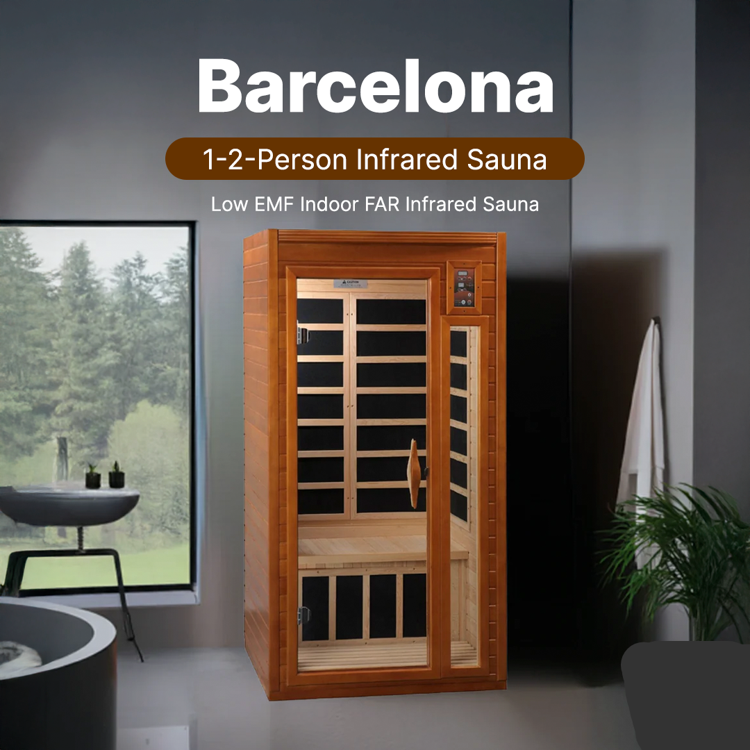 Dynamic "Barcelona" 1-2-person Low EMF FAR Infrared Sauna DYN-6106-01