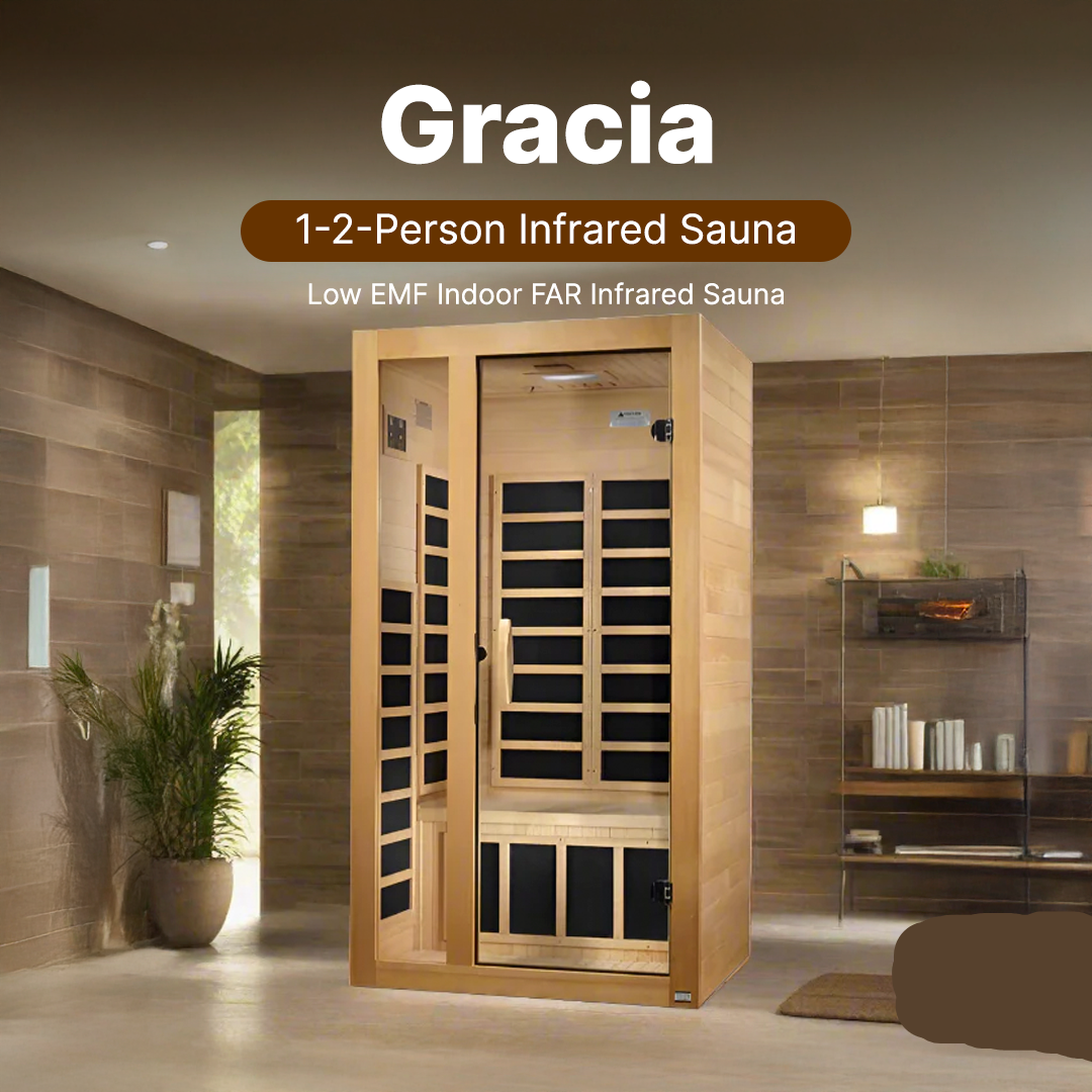 Dynamic "Gracia" 1-2-person Low EMF FAR Infrared Sauna DYN-6119-01