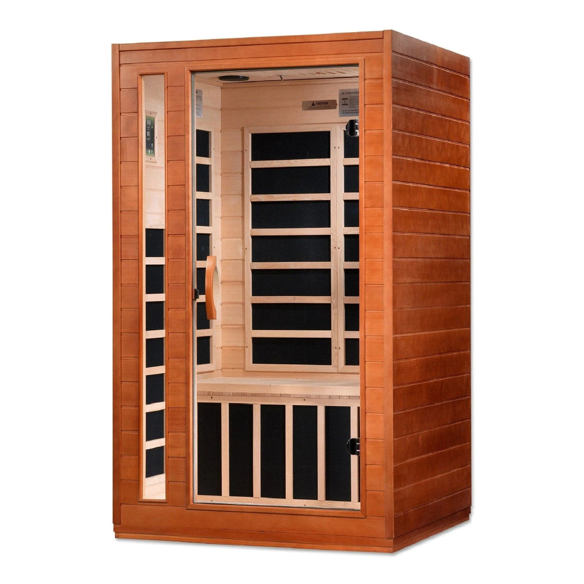 Dynamic "Cordoba Elite" 2-Person Ultra Low EMF FAR Infrared Sauna – Canadian Hemlock Sanctuary (DYN-6203-01 Elite)