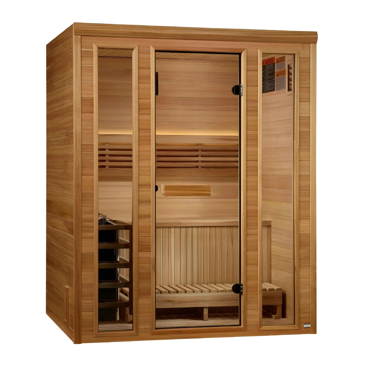 Golden Designs 2025 "Andermatt Edition" 3 Person Traditional Steam Sauna (GDI-7030-01)