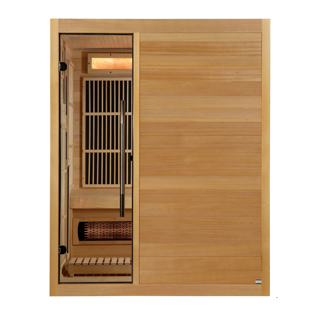 Golden Designs 2025 Soria GDI-8330-01 3 Person Hybrid Indoor Sauna.