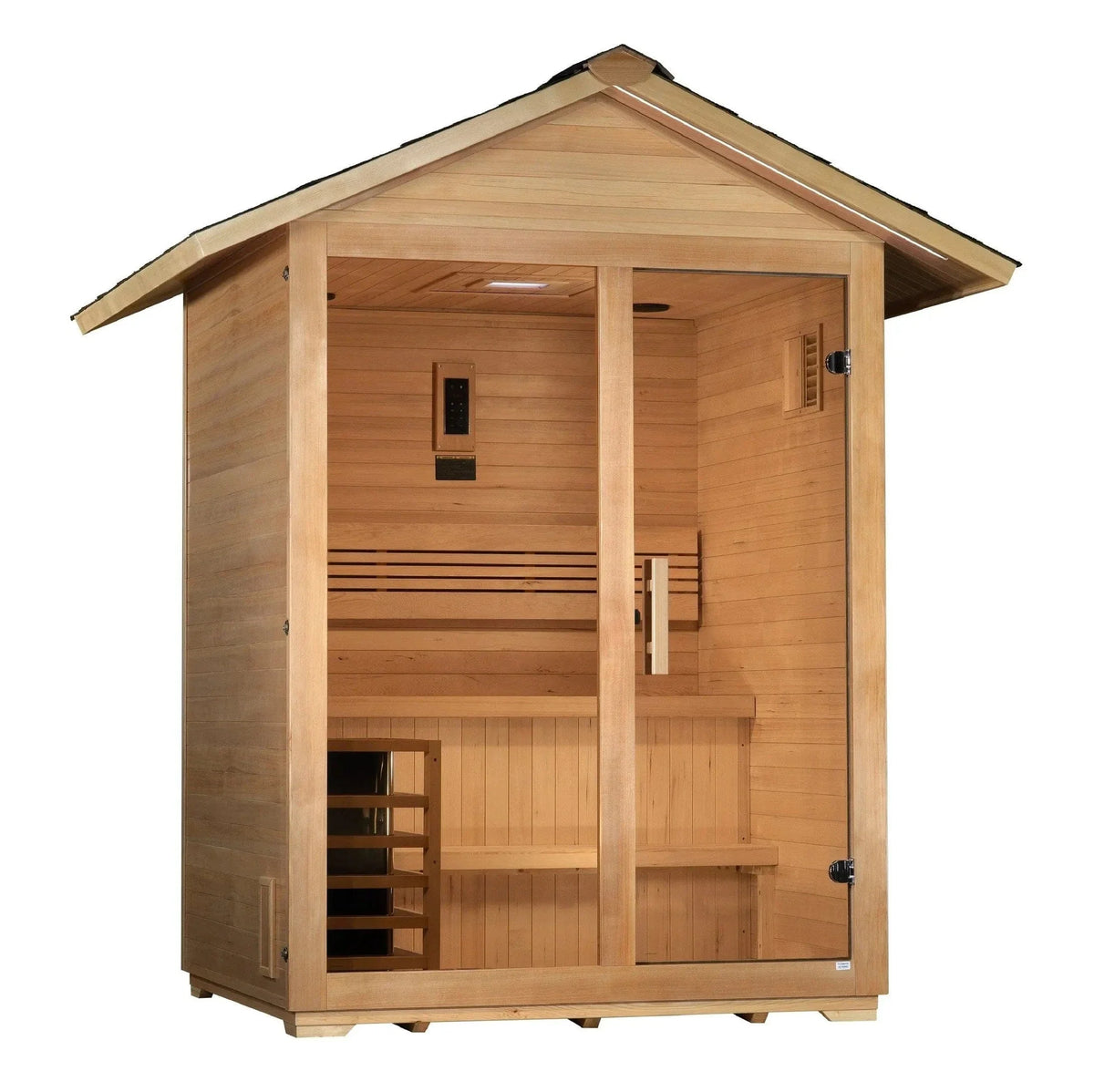 Golden Designs "Arlberg" 3 Person Traditional Outdoor Sauna GDI-8103-01