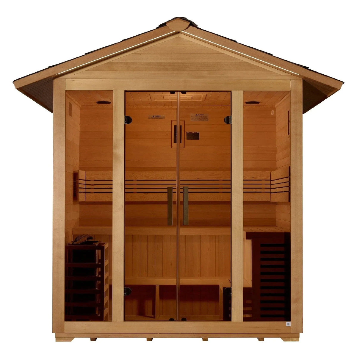 Golden Designs "Vorarlberg" 5 Person Traditional Outdoor Sauna GDI-8105-01