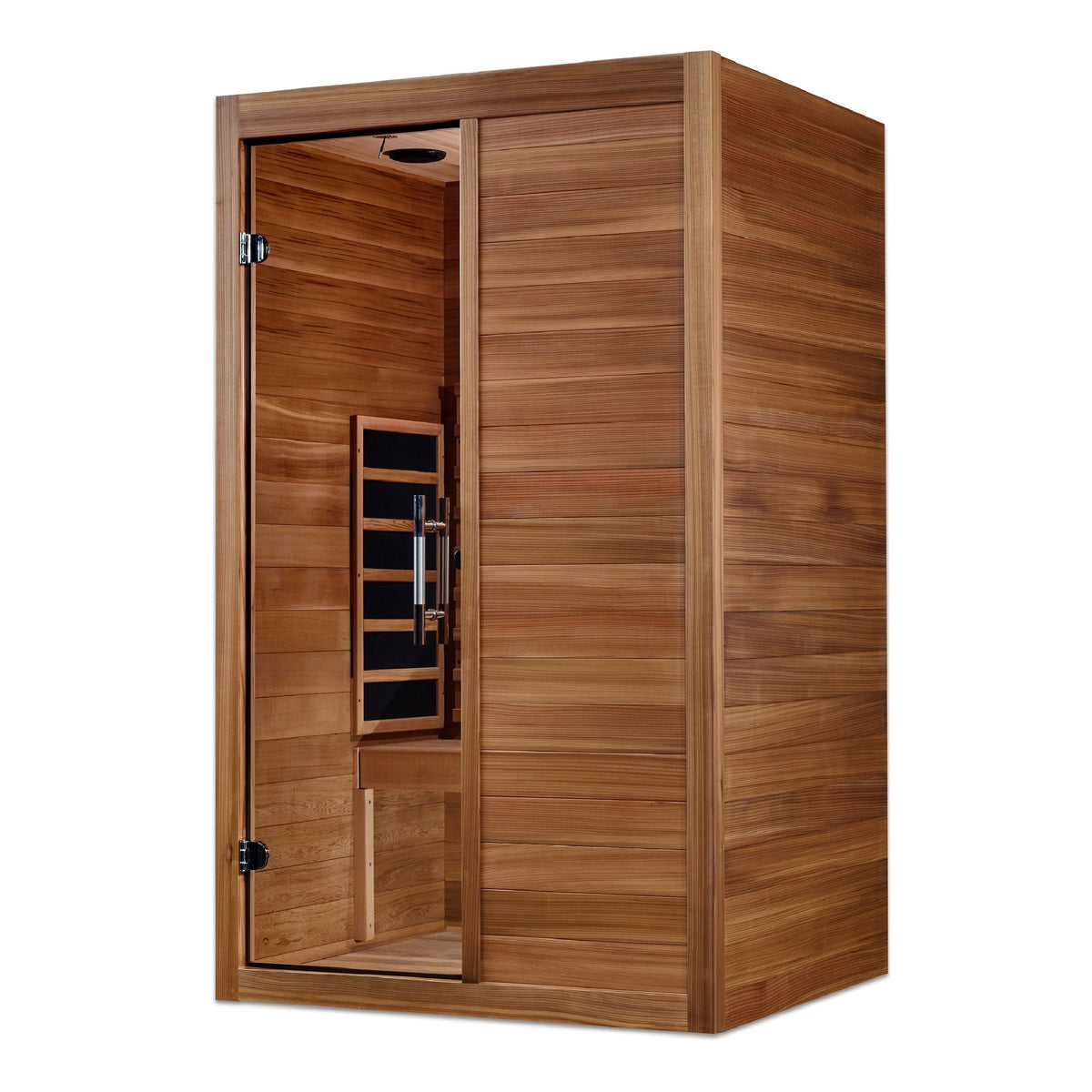 Maxxus 2-Person S-Line Full Spectrum Infrared Sauna - Pacific Cedar MX-S206-01-FS-PC