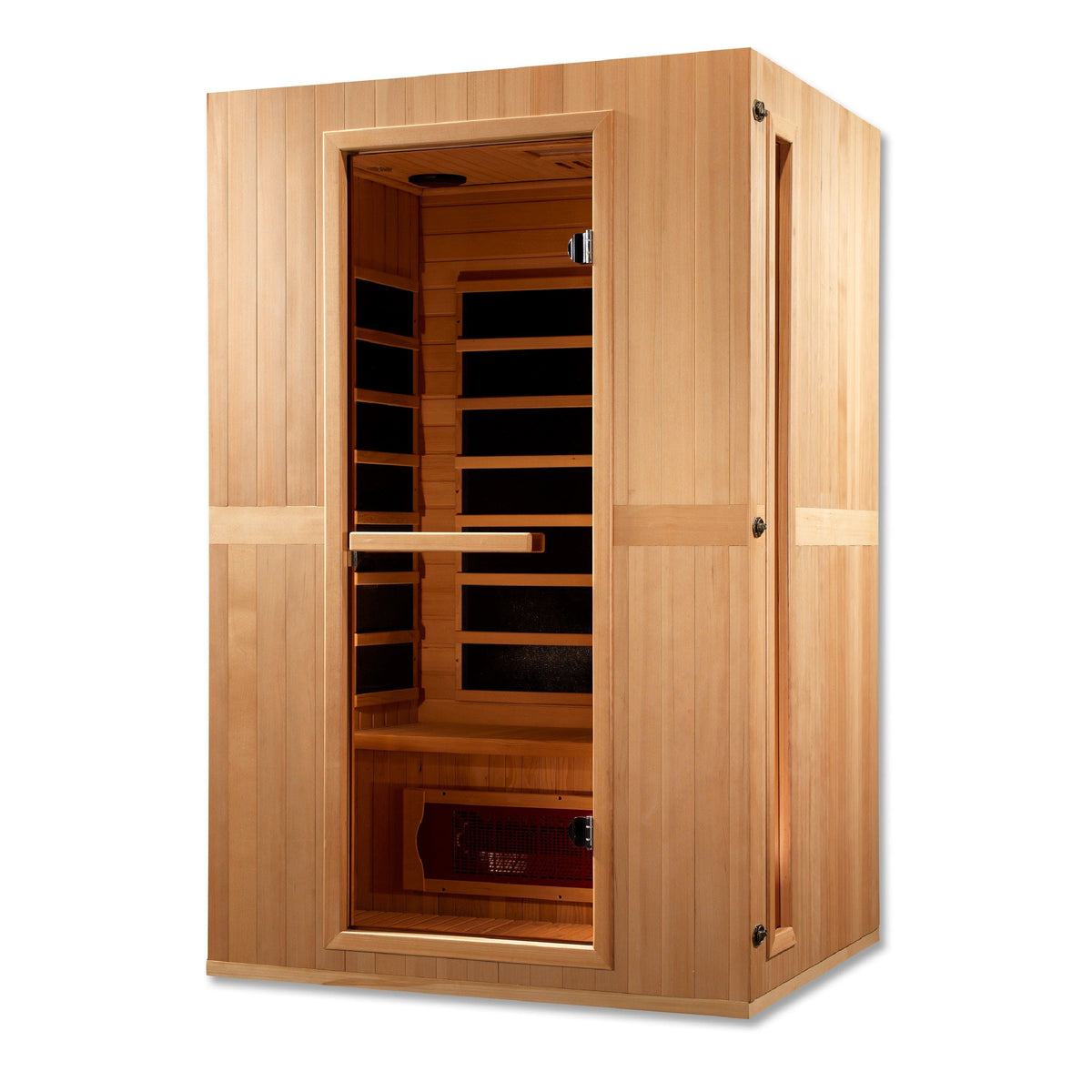 Maxxus 2-Person "Serenity" Dual Tech Low EMF FAR Infrared Sauna Canadian Hemlock MX-LS2-01