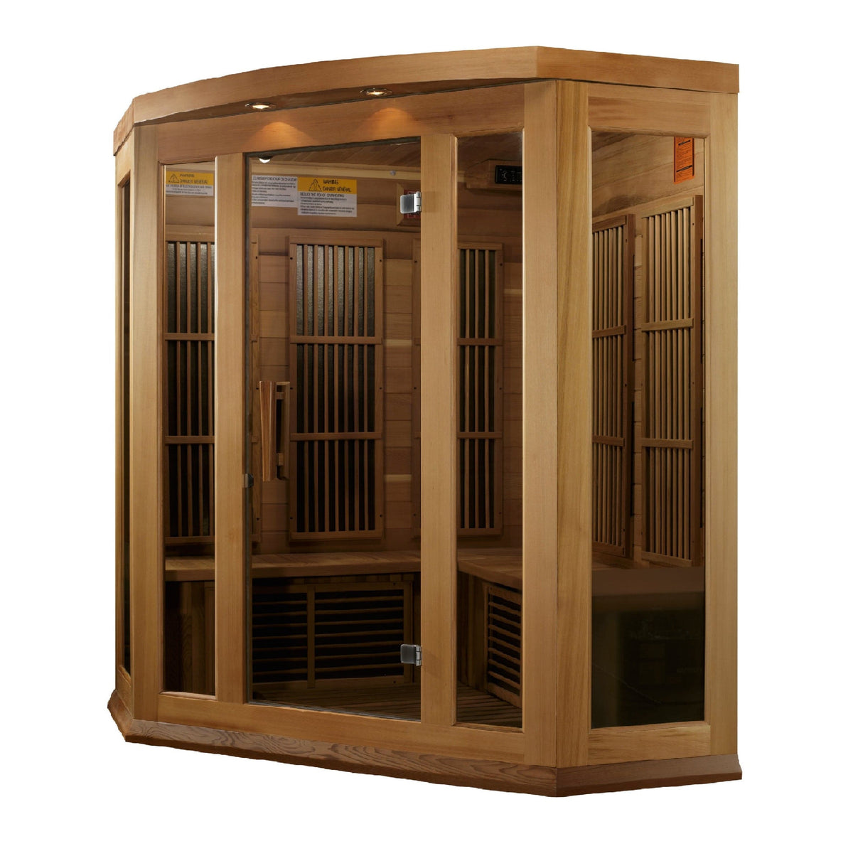 Maxxus 3-Person Low EMF FAR Infrared Sauna Canadian Red Cedar MX-K356-01 CED