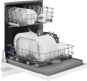 Frigidaire FDPC4221AW 24″ Built-In Dishwasher, Front Control, White