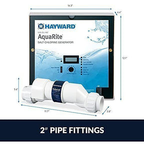 Hayward W3AQR15 AquaRite Salt Chlorination System for In-Ground Pools up to 40,000 Gallons