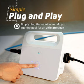 Dolphin Proteus DX5i Wi-Fi Robotic Pool Vacuum Cleaner Pools up to 50 FT – Waterline Scrubber Brush