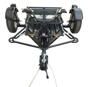 Single Rail Motorcycle Trailer – Compact, Easy-to-Tow Hauler for One Bike