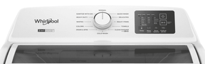 Whirlpool WTW4307SW 4.2–4.3 Cu. Ft. Top Load Washer with 2-in-1 Removable Agitator, Soft Close Glass Lid, White