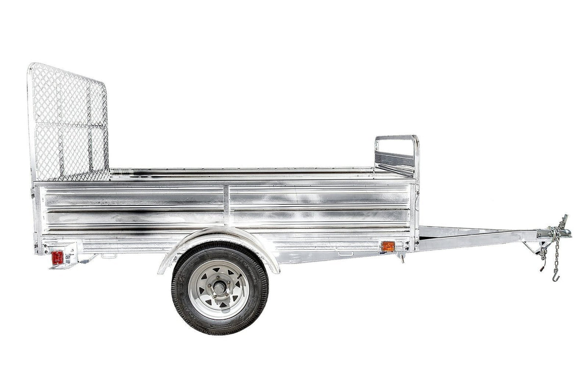 DK2 5-ft x 7-ft Steel Utility Trailer with Ramp Gate ( 1639-lb Capacity ) 2491713