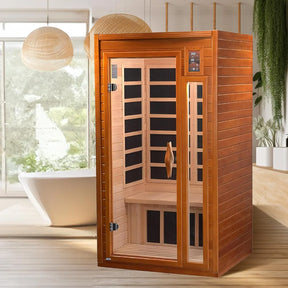 Dynamic "Barcelona" 1-2-person Low EMF FAR Infrared Sauna DYN-6106-01