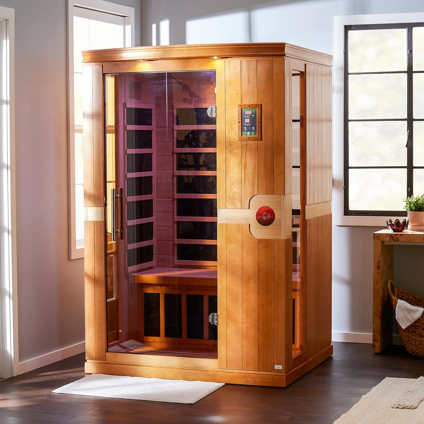 Dynamic "Venice" 2-person Low EMF FAR Infrared Sauna DYN-6210-01