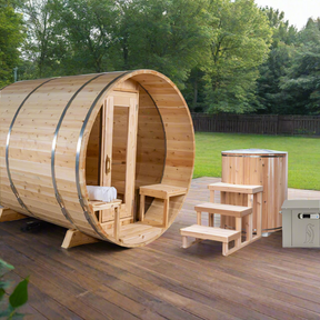 Dundalk CT Tranquility 6 Person Barrel Sauna CTC2345