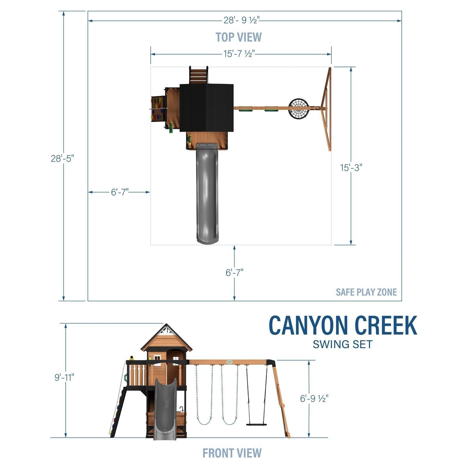 Canyon Creek Swing Set
