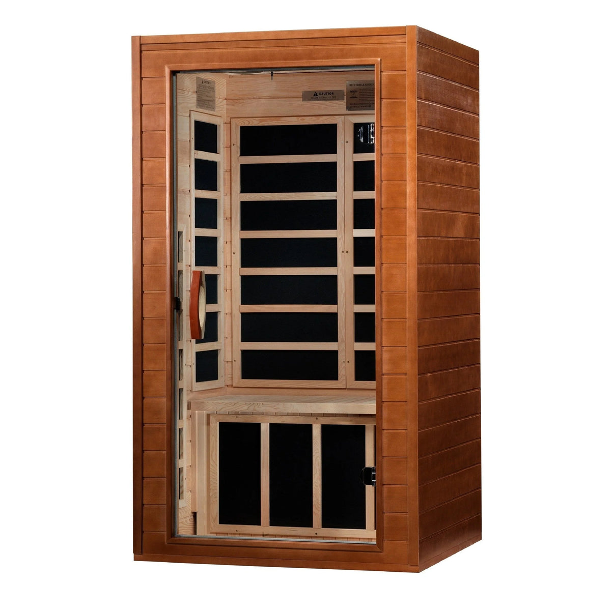 Dynamic "Avila Elite" 1-2 Person Ultra Low EMF FAR Infrared Sauna – Canadian Hemlock Personal Sanctuary (DYN-6103-01 Elite)
