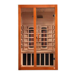 Dynamic "Santiago" 2-person Full Spectrum Near Zero EMF FAR Infrared Sauna DYN-6209-03 FS