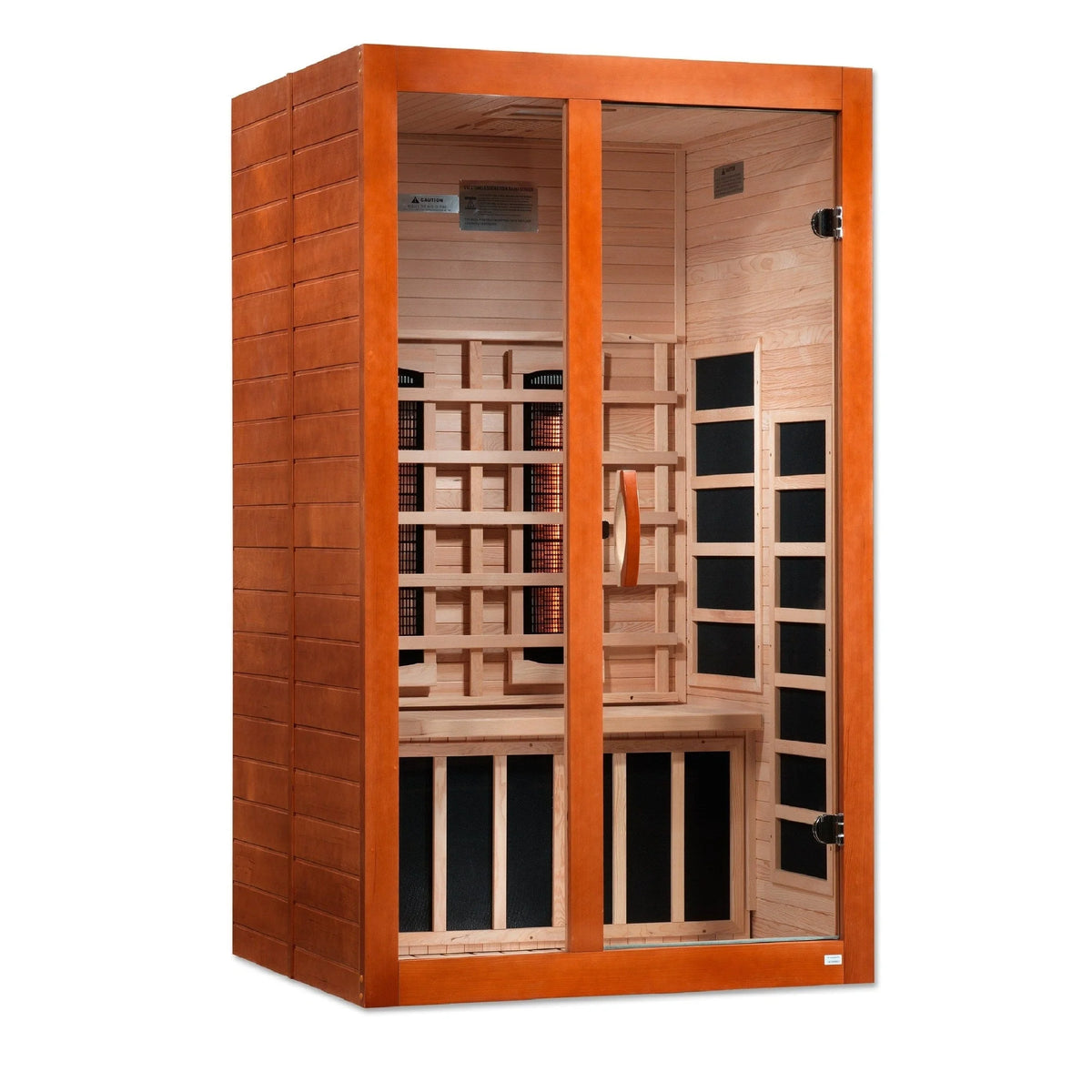 Dynamic "Santiago" 2-Person Full Spectrum Near-Zero EMF FAR Infrared Sauna – Canadian Hemlock Sanctuary (DYN-6209-03 FS)