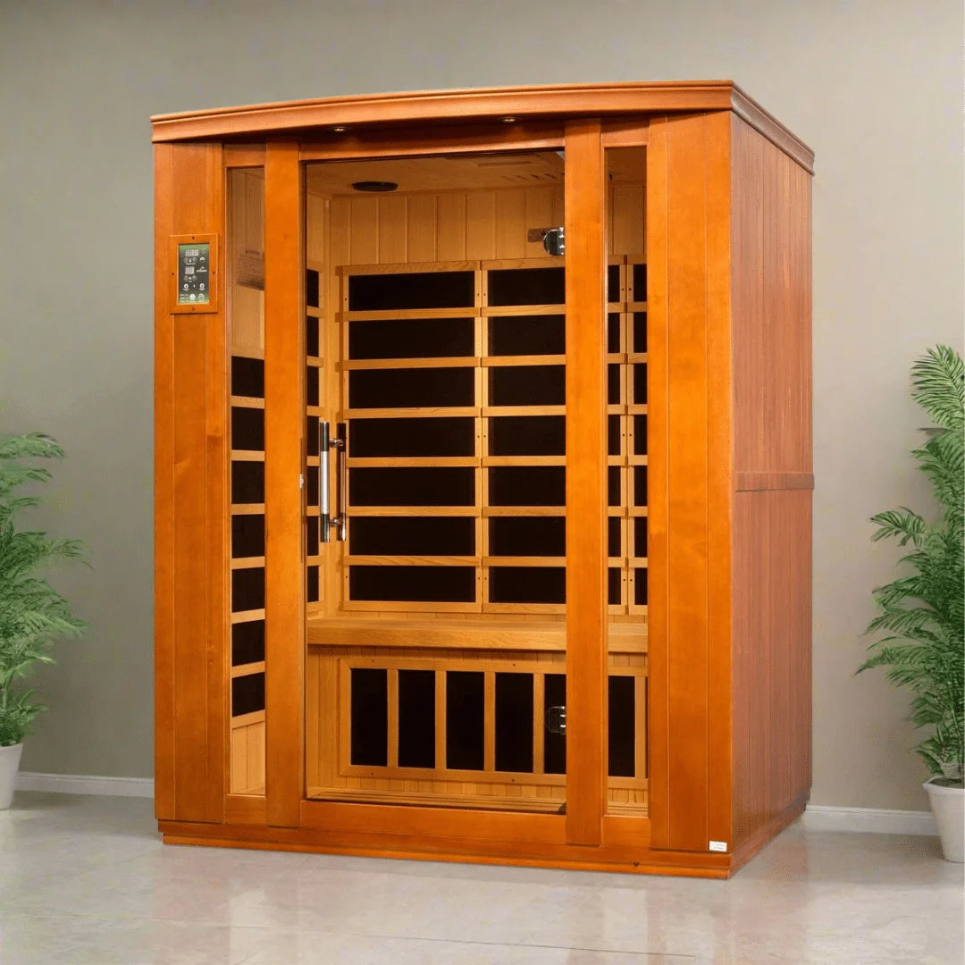 Dynamic "Bellagio" 3-person Low EMF FAR Infrared Sauna - DYN-6306-02