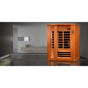 Dynamic Lugano 3-person Ultra Low EMF FAR Infrared Sauna - DYN-6336-02 Elite