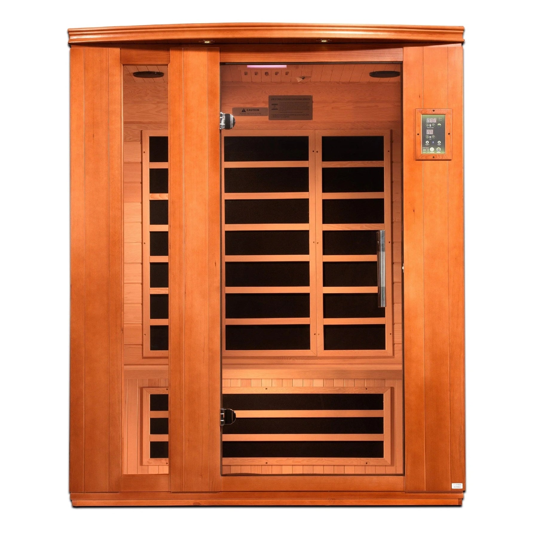Dynamic "Lugano" 3-person Low EMF FAR Infrared Sauna DYN-6336-02