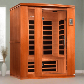 Dynamic "Lugano" 3-person Low EMF FAR Infrared Sauna DYN-6336-02