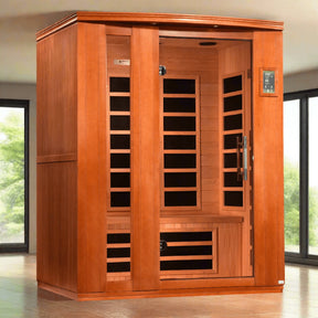 Dynamic Lugano 3-person Ultra Low EMF FAR Infrared Sauna - DYN-6336-02 Elite
