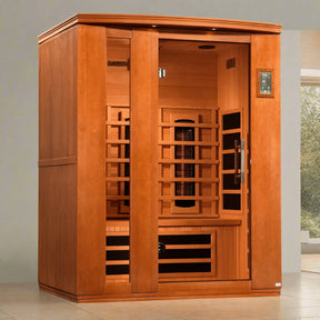 Dynamic "Lugano" 3-Person Full Spectrum  Near Zero EMF FAR Infrared Sauna DYN-6336-03 FS
