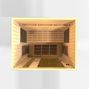 Dynamic "Lugano" 3-Person Full Spectrum  Near Zero EMF FAR Infrared Sauna DYN-6336-03 FS