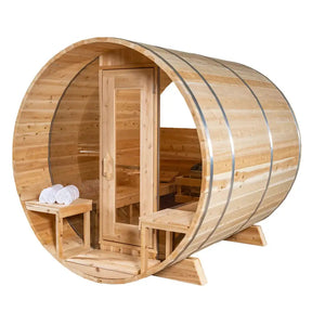Dundalk CT Tranquility 6 Person Barrel Sauna CTC2345