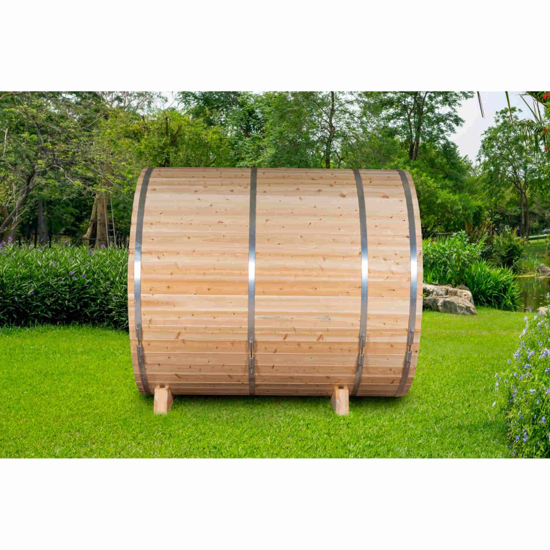 Dundalk CT Serenity MP 6 Person Barrel Sauna CTC2245MP
