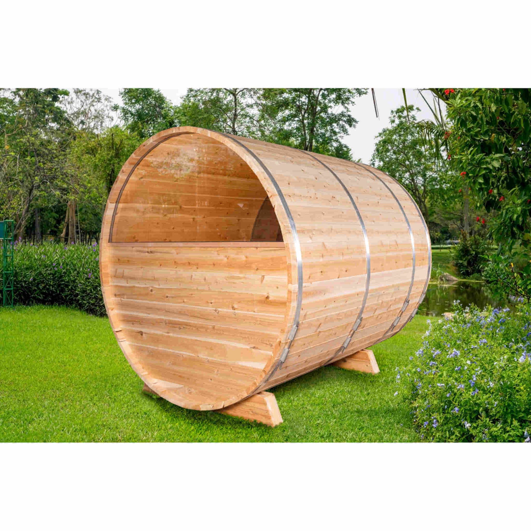 Dundalk CT Tranquility 6 Person Barrel Sauna CTC2345
