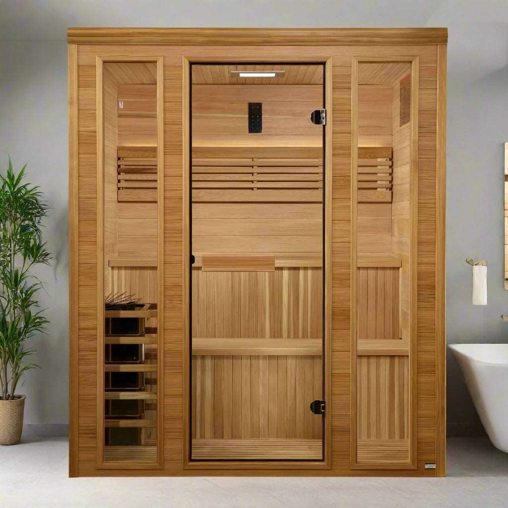 Golden Designs 2025 "Engelberg Edition" 6 Person Traditional Steam Sauna (GDI-7060-01)