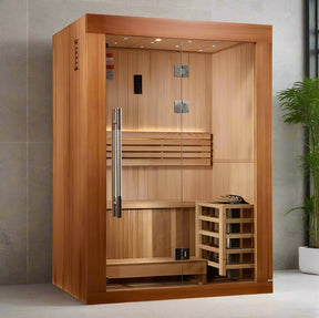 Golden Designs 2025 "Sundsvall Edition" 2 Person Traditional Sauna