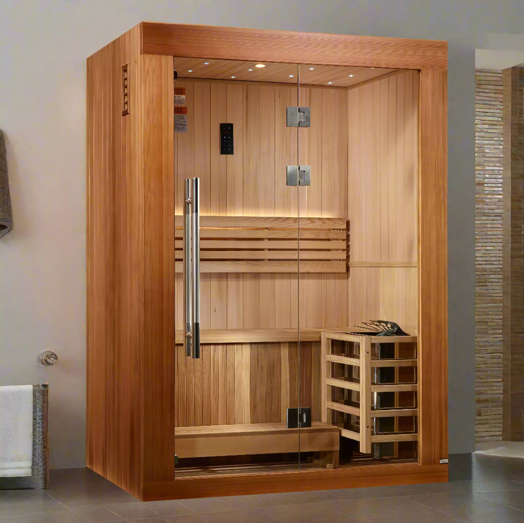 Golden Designs 2025 "Sundsvall Edition" 2 Person Traditional Sauna