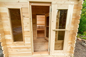 Dundalk CT Georgian 6 Person Outdoor Sauna with Changeroom