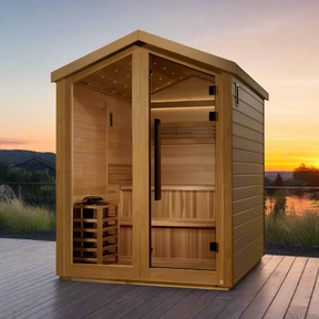 Golden Designs Kaarina 6 Person Outdoor Traditional Sauna GDI-8506-01