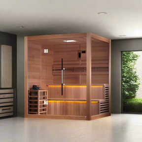 Golden Designs "Kuusamo Edition" 6 Person Indoor Traditional Sauna GDI-7206-01