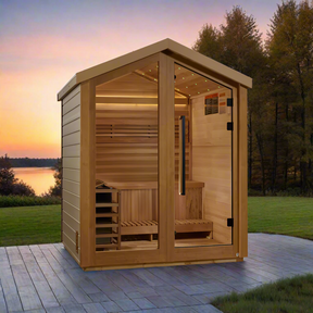 Golden Designs Savonlinna 3 Person Outdoor Traditional Sauna GDI-8503-01