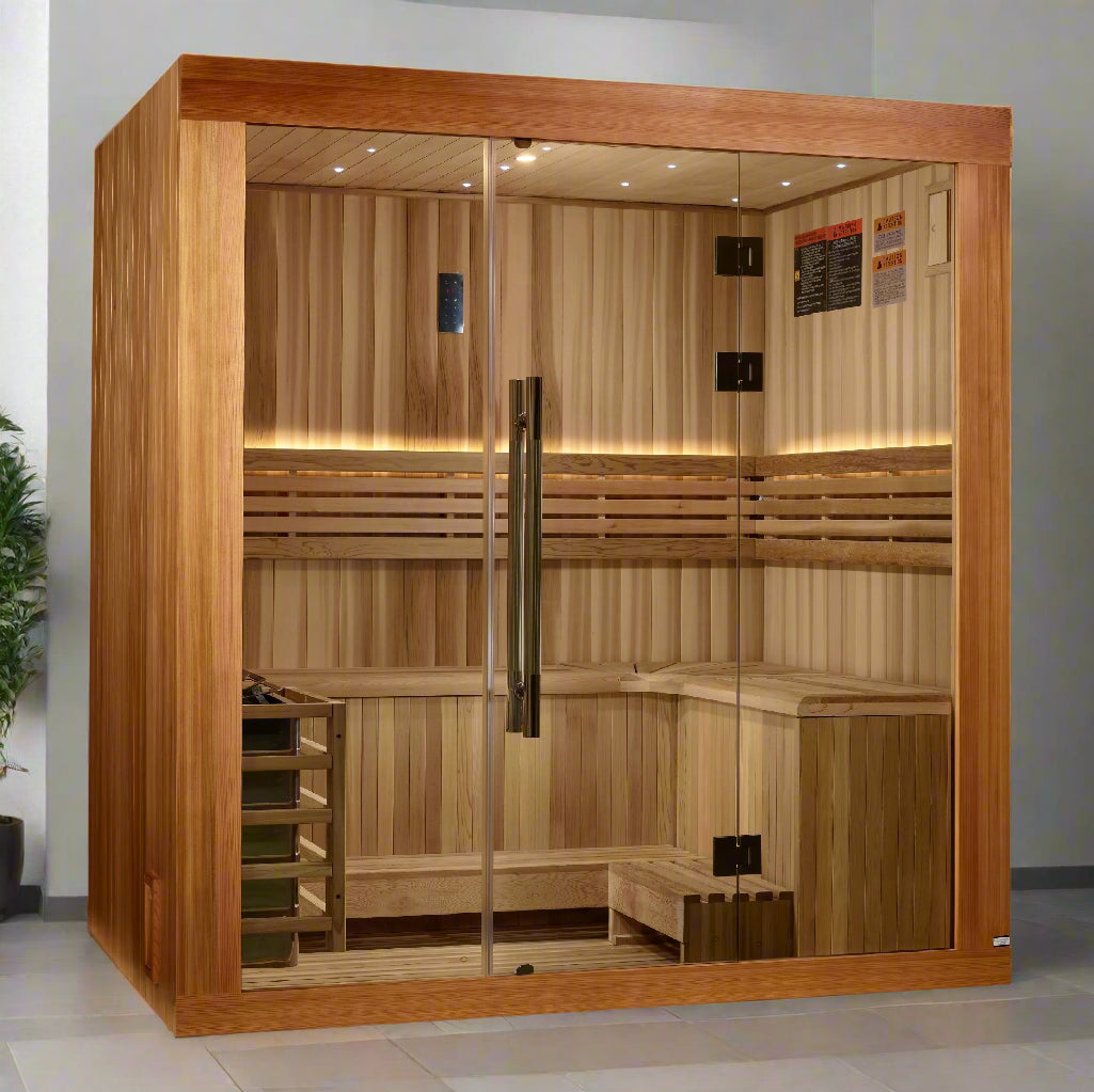 Golden Designs 2025 Copenhagen Edition 3 Person Traditional Sauna GDI-7389-02