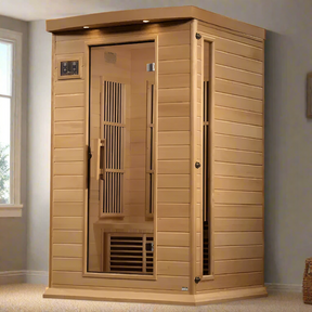 Maxxus 2-Person Near Zero EMF FAR Infrared Sauna Canadian Hemlock MX-K206-01-ZF