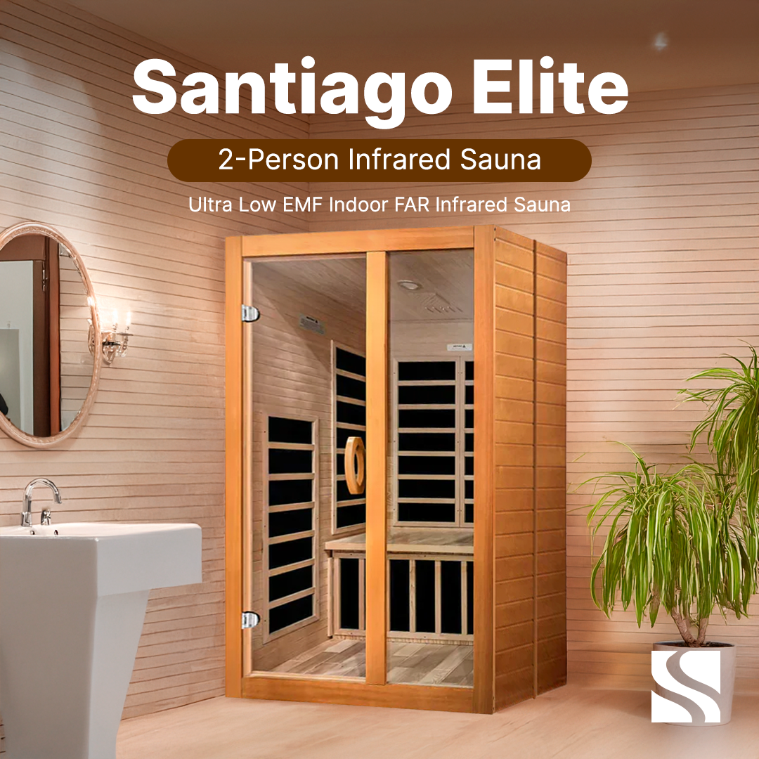 Dynamic Santiago Elite 2-person Ultra Low EMF FAR Infrared Sauna - DYN-6209-02 Elite