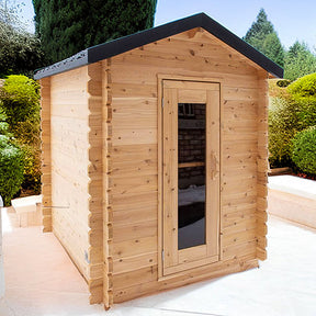 Dundalk CT Granby 3 Person Outdoor Sauna CTC66W