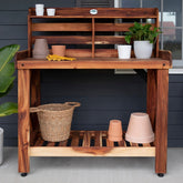 Potting Table/Bench/Serving Bar – Acacia Wood