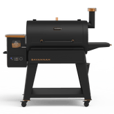 Pit Boss Pellet Smoker, Savannah 1500 Square Inch Wood Fired Pellet Grill, Onyx Series