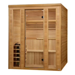 Golden Designs 2025 "Engelberg Edition" 6 Person Traditional Steam Sauna (GDI-7060-01)
