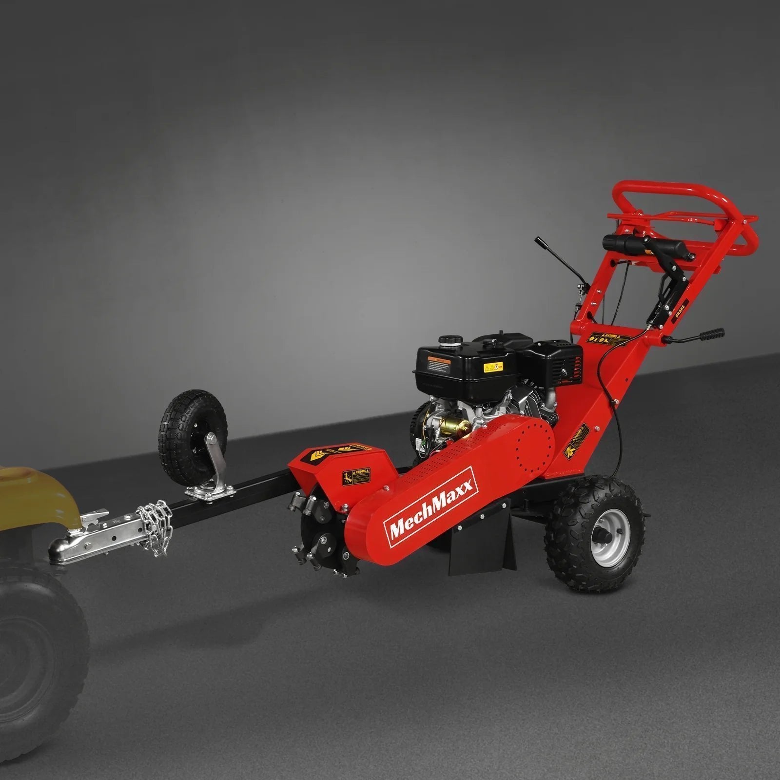 15 inch 15HP 420cc DUCAR E-Start Stump Grinder with Tow Bar, SG380